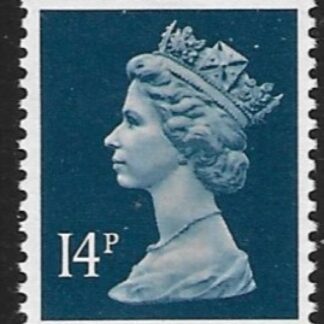 X1007  14p CB  deep blue  Questa  U/M (MNH)