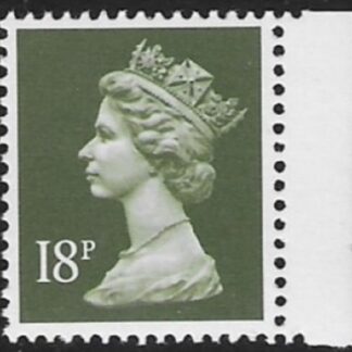 X1009  18p  phos  deep olive grey  Questa  U/M (MNH)