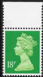 X1012ea   18p LB  bright green Questa  U/M (MNH)
