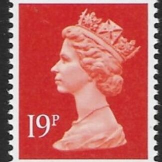 X1013  19p phos  bright orange red  Questa  U/M (MNH)