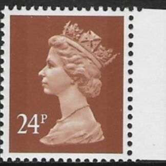 X1018  24p  2B  chestnut  ex DX14 Questa  U/M (MNH)