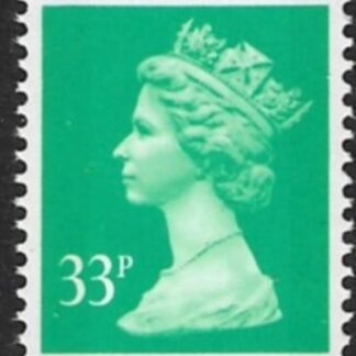 X1020  33p 2B light emerald  Questa  U/M (MNH)