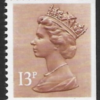X900 13p  CB  pale chestnut   imperf right  Harrison  U/M (MNH)