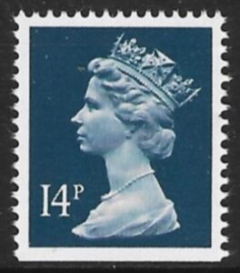 X903  14p CB  deep blue   imperf bottom  Harrison  U/M (MNH)