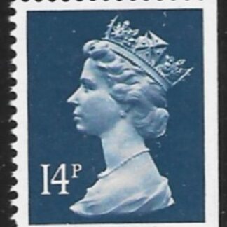 X903  14p  CB  deep blue    imperf bottom & right  Harrison  U/M (MNH)