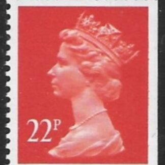 X917  22p  2B   brt orange-red   imperf right  Harrison  U/M (MNH)