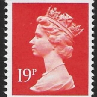 X956  19p   phos. brt orange-red imperf top Harrison  U/M (MNH)