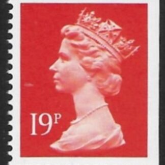 X956  19p phos  brt. orange-red  imperf top & right Harrison  U/M (MNH)