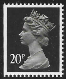 X960  20p phos. black  imperf left  Harrison  U/M (MNH)