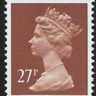 X973   27p phos  chestnut imperf  top  Harrison  U/M (MNH)