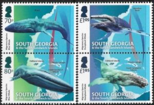 2018 South Georgia SG.719-22 Migratory Species set 4 values U/M (MNH)