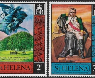 1971 St. Helena SG.279-80 150th Anniversary of Napoleon Set of 2 Values U/M (MNH)