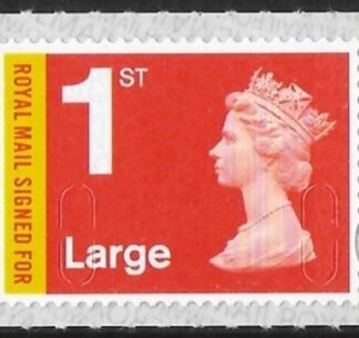 U3050 1st Large orange & yellow RM signed for  M18L  SBP type 3  Walsall  U/M (MNH)