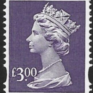 Y1802  £3.00 dull violet  (Recess printing ) DLR  U/M  (MNH)