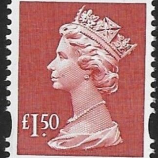 Y1800  £1.50 red   (Recess printing)  DLR  U/M (MNH)