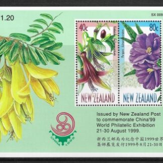 1999 New Zealand MS.2286  China 99 stamp Exhibition  mini sheet  U/M (MNH)