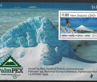 1999 New Zealand MS.2295  Palmpex 99 National  Stamp Exhibition mini sheet U/M (MNH)