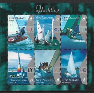 1999 New Zealand  MS.2302  Yachting  mini sheet U/M (MNH)