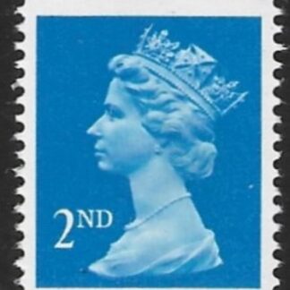 SG.1445 2nd  CB bright blue imperf top Photo Harrison Perf 15x14  gummed U/M (MNH)