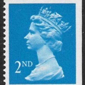SG.1445 2nd CB bright blue imperf top & right Photo Harrison Perf 15x14 gummed U/M (MNH)