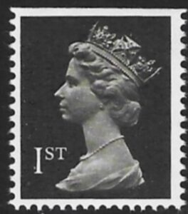 SG.1447 1st phos. brownish black imperf top  Photo Harrison perf 15x14 gummed U/M (MNH)