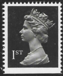 SG.1447 1st phos. brownish black imperf bottom   Photo Harrison  perf 15x14  gummed U/M (MNH)