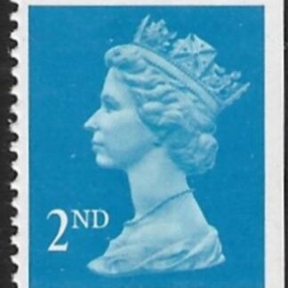 SG.1449 2nd CB bright blue Imperf top & right Litho Walsall perf 14 gummed U/M (MNH)