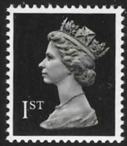 SG.1452  1st phos brownish black Litho Questa perf 15x14 gummed U/M (MNH)