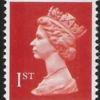 SG.1514a 1st 2B orange red Litho Questa perf 14x14 gummed  U/M (MNH)