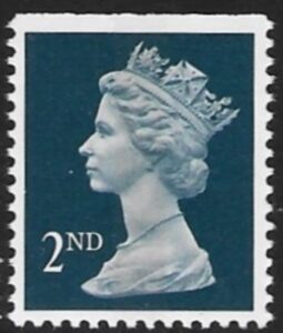 SG.1515 2nd CB deep blue imperf top Litho Walsall perf 14 gummed U/M (MNH)