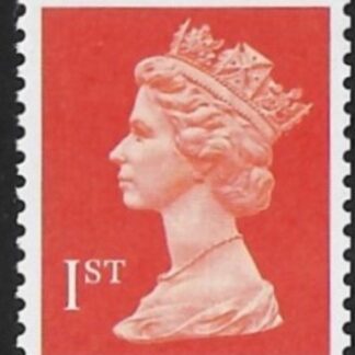 SG.1516c 1st phos orange red imperf bottom   Litho Walsall perf 13  gummed U/M (MNH)