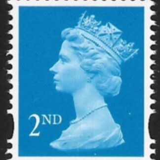 SG.1664  2nd CB bright blue Photo DLR  elliptical perfs  15x14 gummed U/M (MNH)