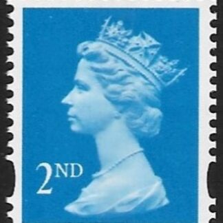 SG.1664  2nd CB bright blue Photo Harrison elliptical perfs  15x14 gummed U/M (MNH)