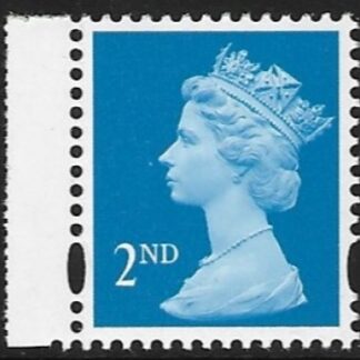 SG.1665  2nd RB bright blue Photo Walsall elliptical perfs  perf 14 gummed DX21 U/M (MNH)