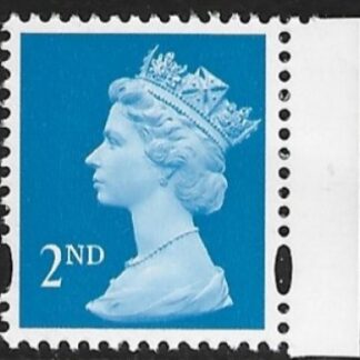 SG.1665ec  2nd LB bright blue Photo Walsall elliptical perfs  perf 14 gummed DX21 U/M (MNH)