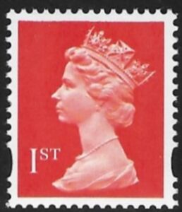 SG.1667 1st 2B  bright orange red Photo Harrison   elliptical perf 15x14  gummed U/M (MNH)
