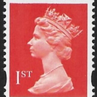 SG.1667 1st 2B  bright orange red Photo Harrison   elliptical perf 15x14  gummed U/M (MNH)