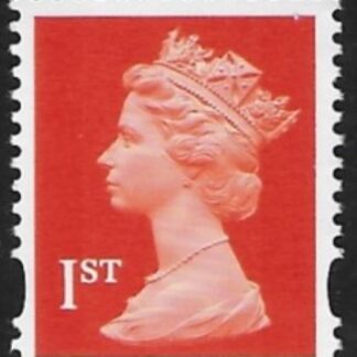 SG.1667 1st 2B  bright orange red Photo Questa   elliptical perf 15x14  gummed U/M (MNH)