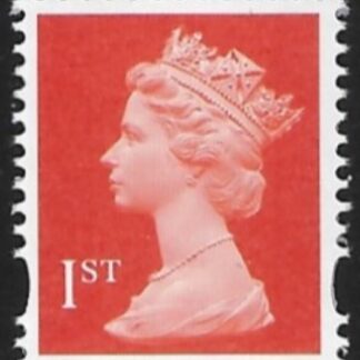 SG.1667a 1st 2B  bright orange red Photo Questa   elliptical perf  perf14  gummed U/M (MNH)