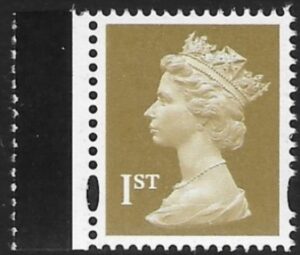 SG.1668 1st 2B Gold  Photo Questa  blue fluor ex DX29   U/M (MNH)