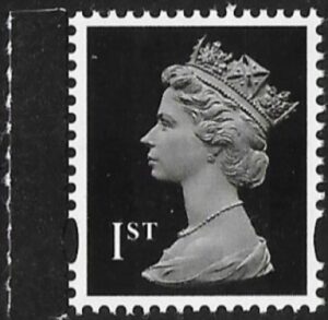 SG.1668s  1st 2B brownish black (litho) perf 15x14 ex DY21 ISP Walsall U/M (MNH)