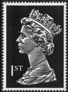 SG.2079 1st black 2B Harrison perf 15x14 gummed U/M (MNH)