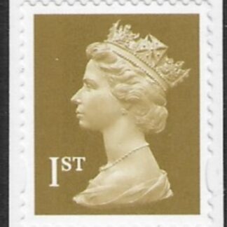 SG.2295  1st Gold 2B   gravure  Questa elliptical perfs 15x14  self adhesive U/M (MNH)