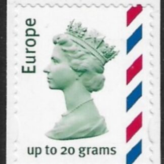 SG.2357b Europe 20 gms. NVI  deep blue-green,new blue & rosine.Walsall gravure. self adhesive. U/M (MNH)