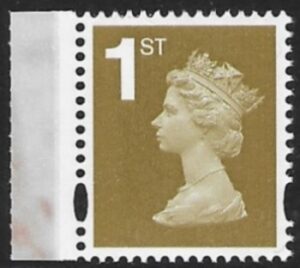 SG.2651 1st 2B gold gummed (pricing in proportion) DX37 Enschede. U/M (MNH)