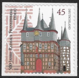 2009 Germany SG.3574 500th Anniversary of Frankenburger Hall, self adhesive ex booklet. U/M (MNH)