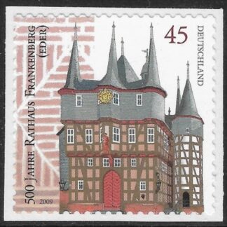 2009 Germany SG.3574  500th Anniversary of Frankenburger Hall, self adhesive ex booklet. U/M (MNH)