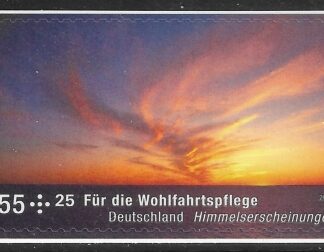 2009 Germany  SG.3580 Celestial Phenomena, sunset, self adhesive ex booklet. U/M (MNH)