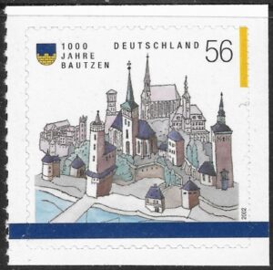2002 Germany SG.3086a Millenary of Bautzen. self adhesive ex booklet. U/M (MNH)