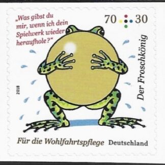 2018  Germany  SG.4170 'The Frog Prince' self adhesive ex booklet U/M (MNH)